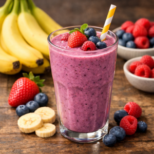 Banana Berry Blast Smoothie