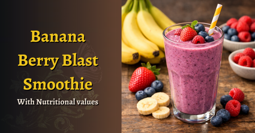 Healthy Nutritional life coverpage smoothie berry banana