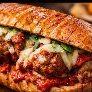 Meatball sub spiderman special food